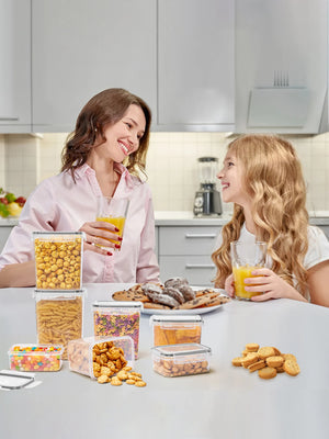 24/48Pcs, Sealed Food Storage Containers with Lids - Lunch Boxes Ideal for Organizing and Storing Grains, Rice, Pasta, Tea, Nuts