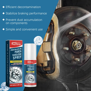 Brake Cleaner Spray Brake Parts Degreaser Dust Remover Disc Cleaner Prevents Noise Corrosion Inhibitor Fast Evaporating 100Ml