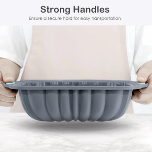Silicone Cake Pan Non-Stick 8-10-Inch Food Grade Silicone Cake Mold Baking Pan Toast Tray Bread Pan Dessert Bakeware Cake Tools