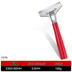 Portable Aluminum Alloy Cleaning Shovel Knife Wallpaper Paint Tiles Flooring Scraper Remover with SK-5 Blade Home Cleaning Tools