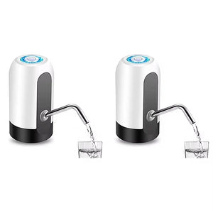 1Pcwhite/Black Water Bottle Pump USB Charging Auto Switch Drinking Dispenser Charging One Click Auto Switch Drink Pump Dispenser