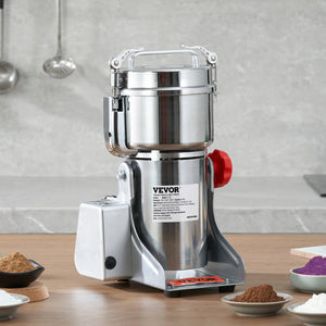 150-2500G Electric Grain Mill Grinder Commercial Swing Spice Grinders for Dry Herbs Grains Spices Cereals Coffee Corn
