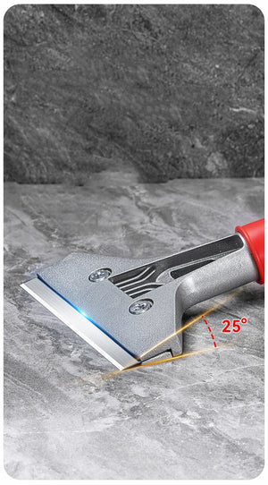 Portable Aluminum Alloy Cleaning Shovel Knife Wallpaper Paint Tiles Flooring Scraper Remover with SK-5 Blade Home Cleaning Tools