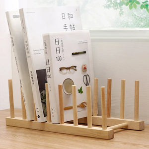 2026 DIY Locker Bamboo Drain Rack Wooden Plate Rack Dish Rack Kitchen Organizer for Plates/Cutting Boards/Plates/Cups/Pot Lid