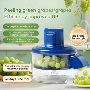 Fully Automatic Electric Fruit and Vegetable Peeling Machine, One-Button Operation, Multi-Functional Peeler, Suitable for Ingredients Such as Tomatoes, Garlic, Grapes, Citrus Fruits, and Avocados—Ideal for Quick Peeling