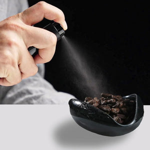 Coffee Bean Dosing Cup & Spray Bottle Kit for Bar, Static Reduction Ceramic Single Dose Tray, Barista Accessories Set
