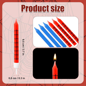 6/12Ps Cakelove Colorful Birthday Candles with Stand Star Heart Cake Candle Baby Children Birthday Party Supplies Wedding Decor