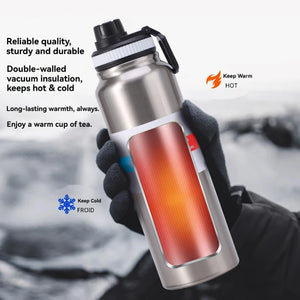 600/800/1000ML Thermos Bottle Stainless Steel Car Thermal Cup Keeps Cold and Heat Thermal Mug Sports Insulated Cup Vacuum Flask