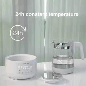 1200Ml Smart Constant Temperature Milk Regulator Glass Kettle Baby Milk Powder Electric Kettle Multifunctional Milk Warmer 220V
