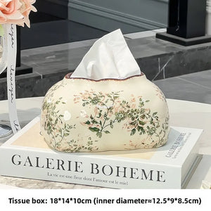Ceramic Tissue Box Holder Multifunctional Storage Ashtray Vase Fruit Bowl Chopstick Holder Home Decor