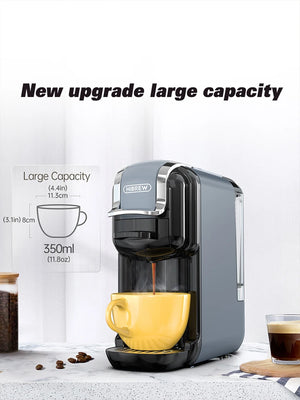 Multiple Capsule Coffee Machine, Hot/Cold Dolce Gusto Milk Nespresso Capsule ESE Pod Ground Coffee Cafeteria 20Bar 5 in 1