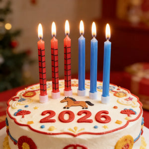 6/12Ps Cakelove Colorful Birthday Candles with Stand Star Heart Cake Candle Baby Children Birthday Party Supplies Wedding Decor