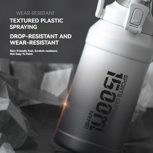 Thermos Water Bottle with Straw Handle Cup 316 Stainless Steel Flask Large Capacity Vacuum Insulated Tumbler
