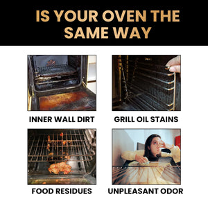 Ovens Cleaning Foam Spray Strong Kitchen Remove Grill Stove Oil Stains All Purpose Cleaner for Kitchen Appliances Household Care