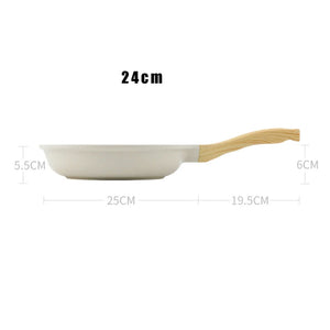 Durable Frying Pan Wok Pan Non-Stick Ceramic Pot Induction Gas Stove Universal Cookware Steak Cooking Saucepan Nonstick Pan