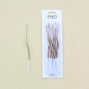 12/48Pcs/1Case Birthday Candles Spiral Cake Candles Long Thin Cake Candles for Wedding Party and Cake Decoration