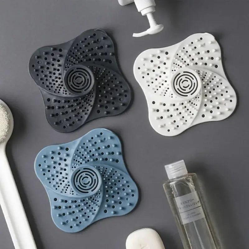 1Pc Anti-Blocking Hair Catcher and Stopper Plug Trap Shower Floor Drain Covers Sink Strainer Filter Bathroom Kitchen Accessories
