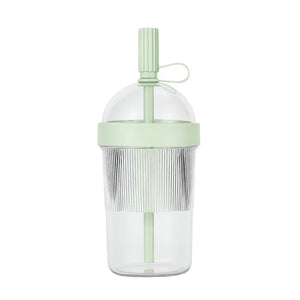 Coffee Cups with Lids Reusable 17Oz Drinkware with Lid and Straw Cold Drink Tumbler for Women Men Travelers Home Office Travel