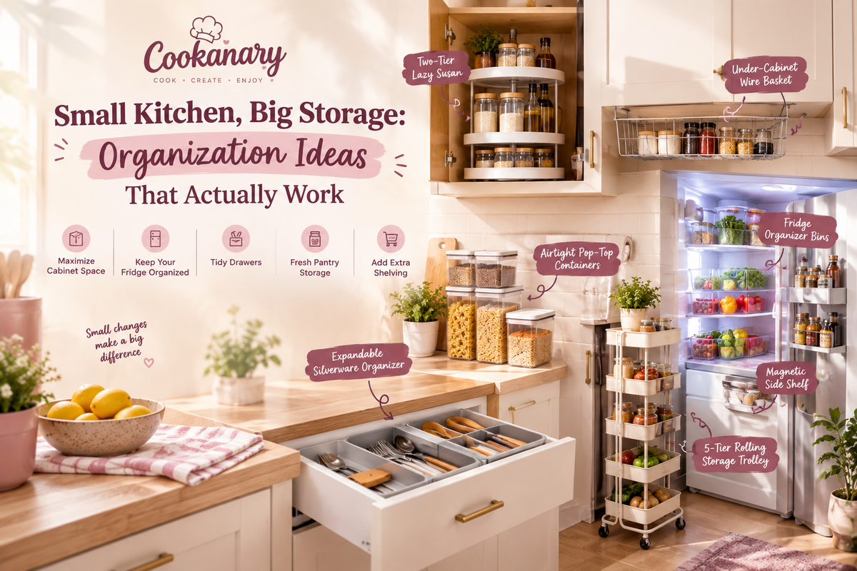 Small Kitchen, Big Storage: Organization Ideas That Actually Work