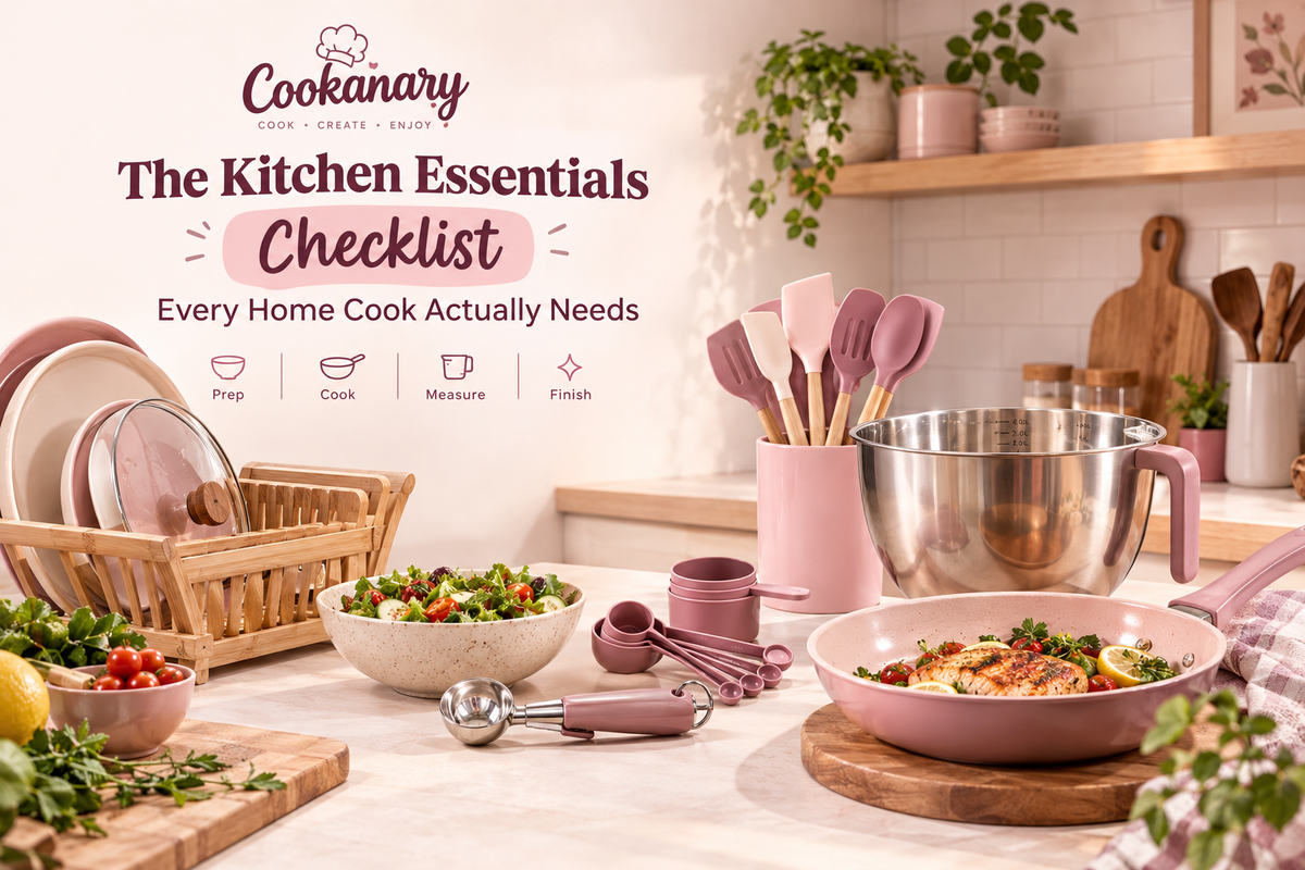 The Kitchen Essentials Checklist Every Home Cook Actually Needs