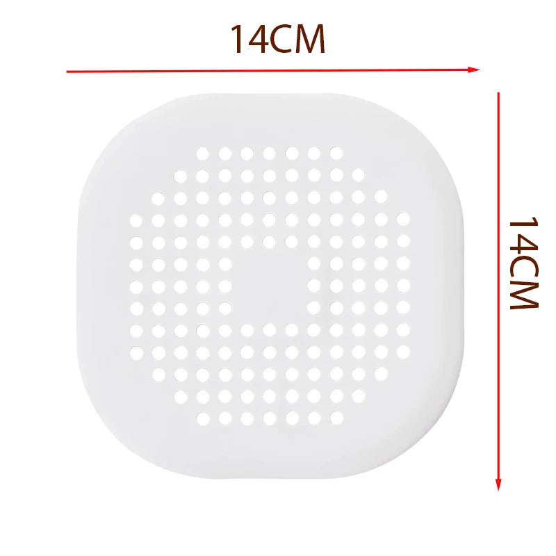 Anti Clogging Silicone Floor Drain Cover for Sink, Bathroom Drainage Outlet, Hair anti Clogging Filter, Sewer Outlet, Filter SCR