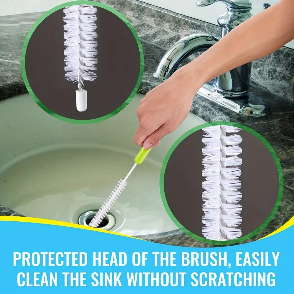 8Pcs Straw Brush,Tea Stain Removal Brush,No Dead Corner, Multipurpose Kitchen Cleaning Brush,For Water Bottle,Tea Cup, Groove,