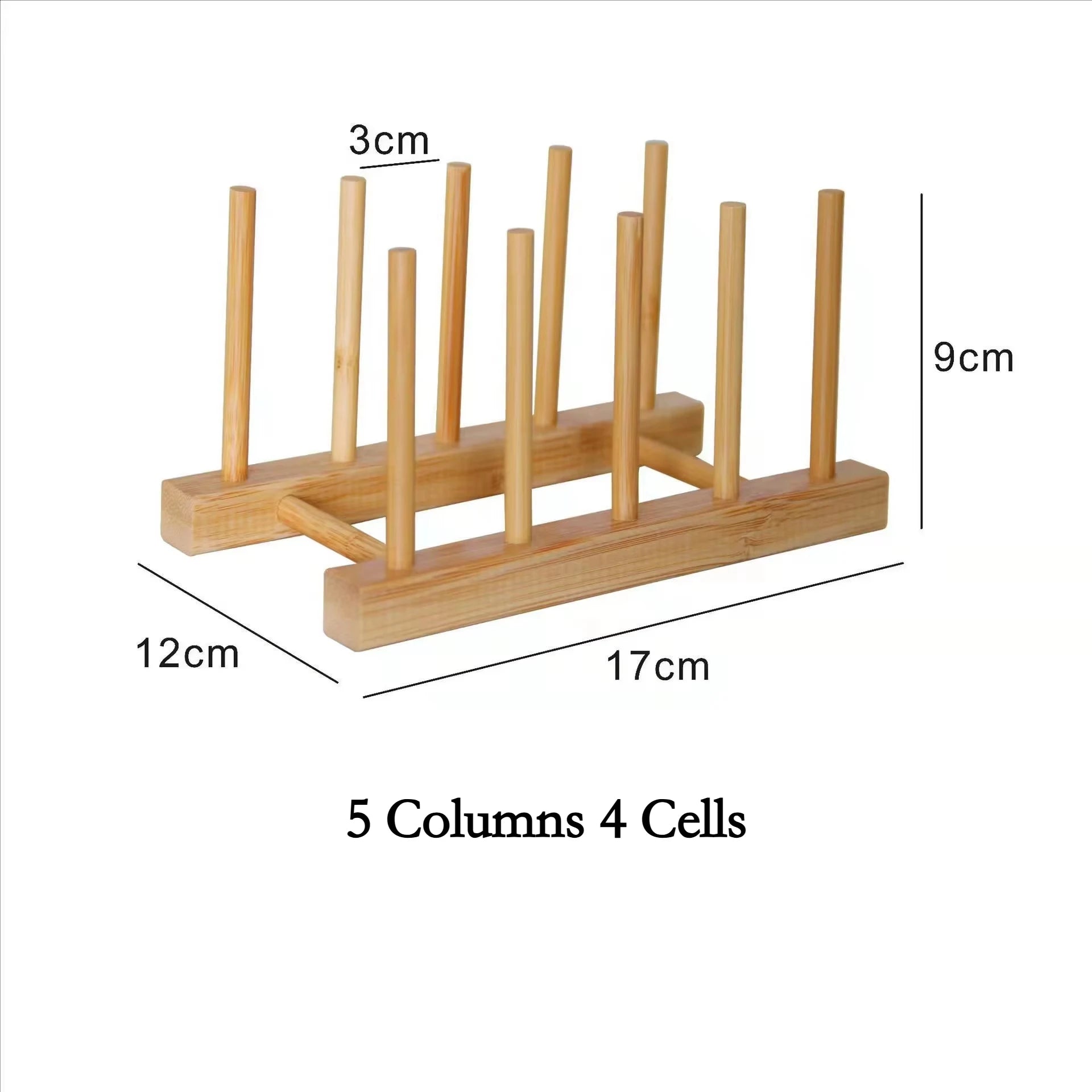 2026 DIY Locker Bamboo Drain Rack Wooden Plate Rack Dish Rack Kitchen Organizer for Plates/Cutting Boards/Plates/Cups/Pot Lid