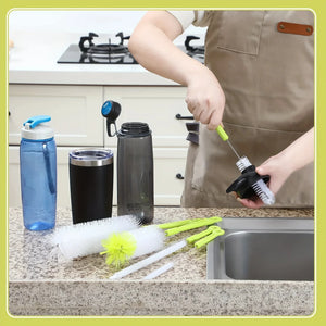 8Pcs Straw Brush,Tea Stain Removal Brush,No Dead Corner, Multipurpose Kitchen Cleaning Brush,For Water Bottle,Tea Cup, Groove,