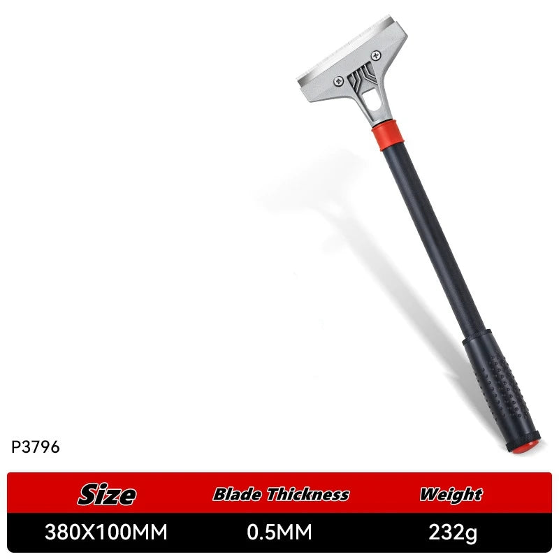 Portable Aluminum Alloy Cleaning Shovel Knife Wallpaper Paint Tiles Flooring Scraper Remover with SK-5 Blade Home Cleaning Tools
