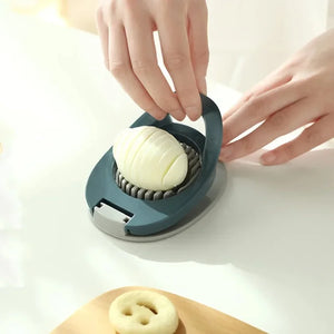 Multipurpose Stainless Steel Wire Egg Slicer,Egg Slicer for Hard Boiled Eggs, Aluminium Egg Cutter , Fruit Garnish Slicer