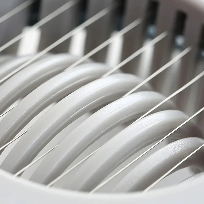 Multipurpose Stainless Steel Wire Egg Slicer,Egg Slicer for Hard Boiled Eggs, Aluminium Egg Cutter , Fruit Garnish Slicer