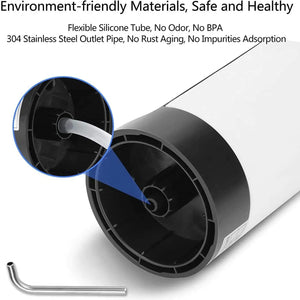 1Pcwhite/Black Water Bottle Pump USB Charging Auto Switch Drinking Dispenser Charging One Click Auto Switch Drink Pump Dispenser