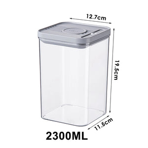 Airtight Pop Food Containers Bpa-Free Stackable Air Tight Pantry Storage Containers Ideal for Storage Cereal Snack Flour Sugar