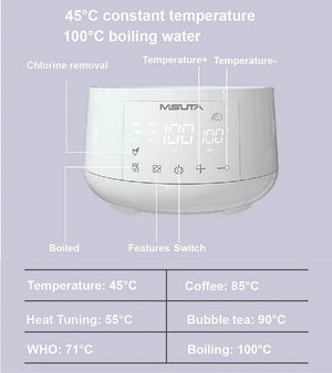 1200Ml Smart Constant Temperature Milk Regulator Glass Kettle Baby Milk Powder Electric Kettle Multifunctional Milk Warmer 220V