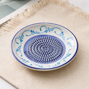 Colorful Simple Ceramic Ginger Grater Tool Hand Grinder Garlic Masher Portable Porcelain Carrot Ginger Grinding Kitchen Tools