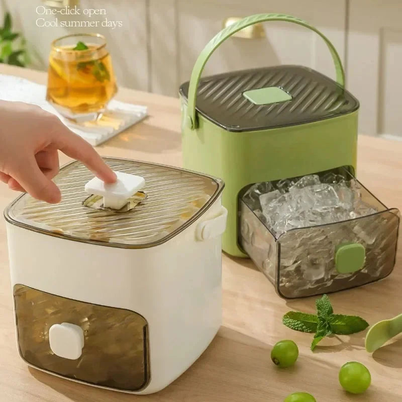 48 Grid Reusable Ice Cube Tray One-Touch Easy Release Ice Maker Mold, Household Homemade Ice Making Tool for Kitchen Refrigerato