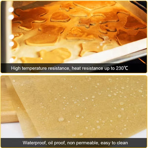 200/100/50PC Baking Paper Non-Stick Parchment Baking Sheet for Oven Air Fryer Grilling Mat Paper Food Wrapping Paper Baking Tool