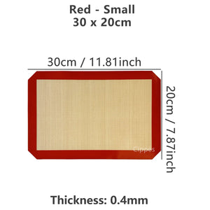 1PC Silicone Baking Mat for Oven, Thin 0.4Mm, Reusable Non Stick Heat Resistant Bakeware Sheets Liner Baking Tools for Cookie