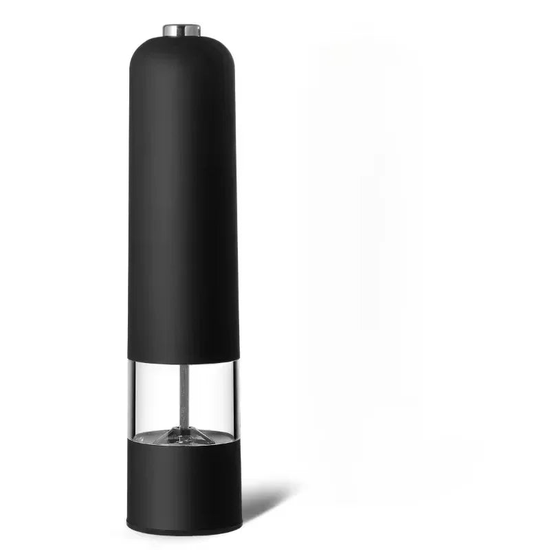 Battery Electric Automatic Mill Pepper and Salt Grinder with LED Light Adjustable Coarseness Spice Grinder Kitchen Cooking Tool