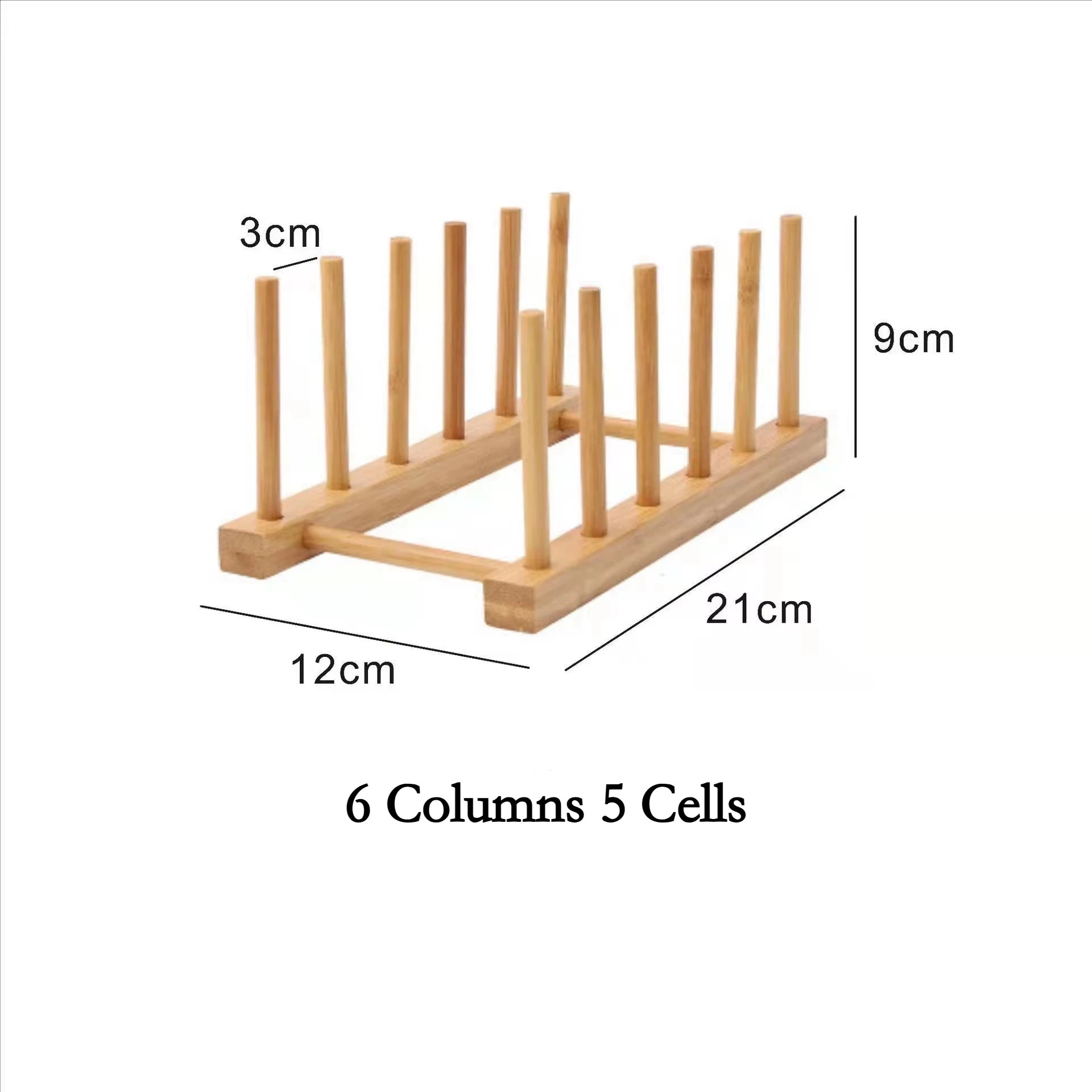 2026 DIY Locker Bamboo Drain Rack Wooden Plate Rack Dish Rack Kitchen Organizer for Plates/Cutting Boards/Plates/Cups/Pot Lid