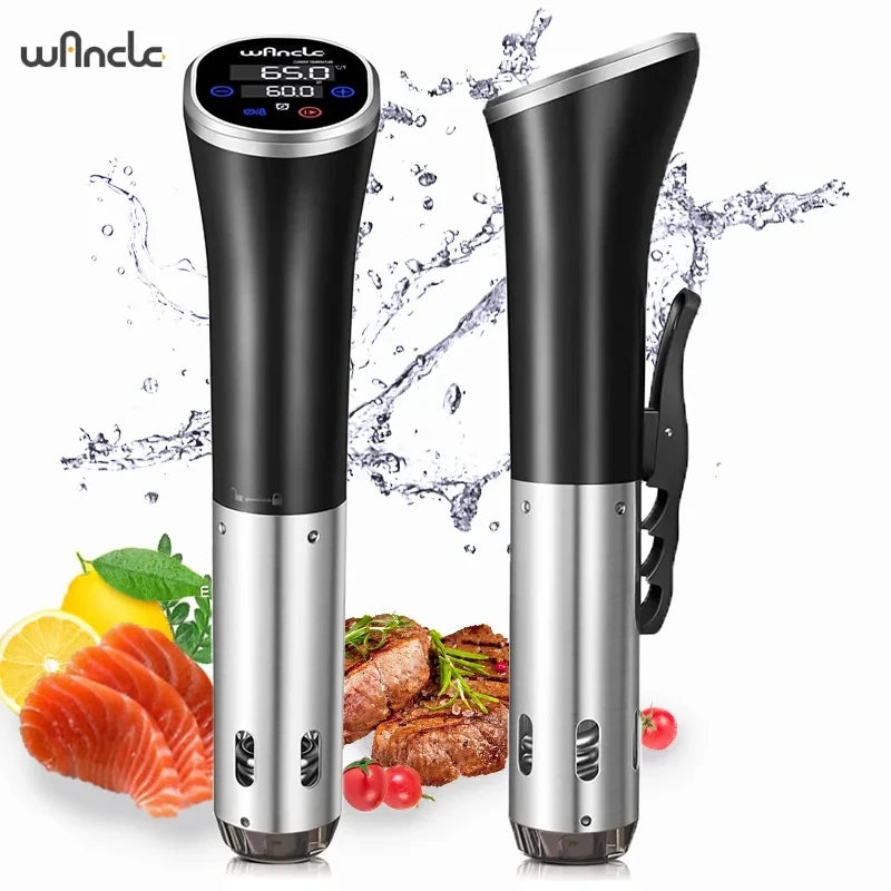 1100W Sous Vide Cooker LCD Touch Immersion Circulator Accurate Cooking IPX7 Waterproof Vacuum Cooker with Digital Display