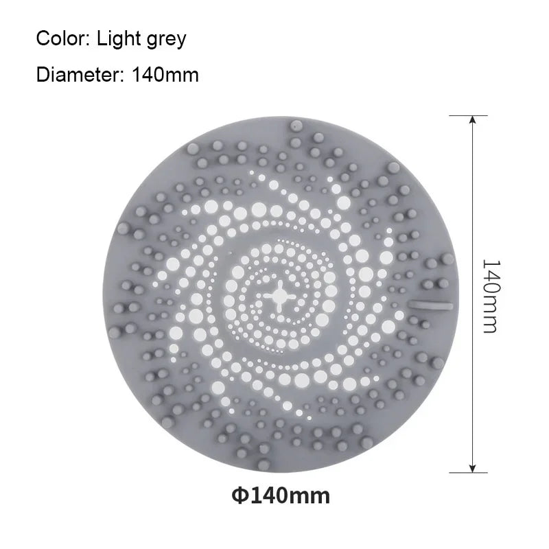 Hair Filter Sink Anti-Blocking Strainer Bathtub Shower Floor Drain Stopper Silicone Kitchen Deodorant Plug Bathroom Accessories