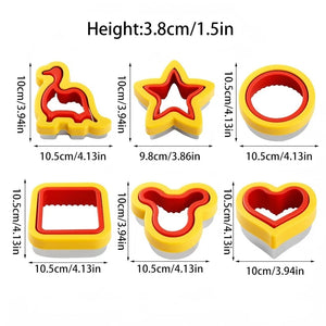 8PCS Press Cookie Cutter Set Food Grade Stainless Steel Butterfly Clear Embossing Molds for Fruit Veggie Biscuit Home DIY Baking