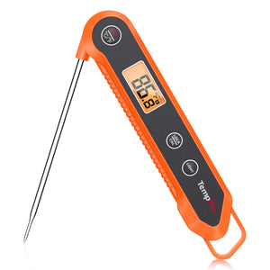 TP03H Digital Instant Read Meat Thermometer for Grilling，Waterproof Kitchen Food LCD Thermometer with Calibration