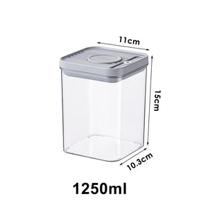 Airtight Pop Food Containers Bpa-Free Stackable Air Tight Pantry Storage Containers Ideal for Storage Cereal Snack Flour Sugar