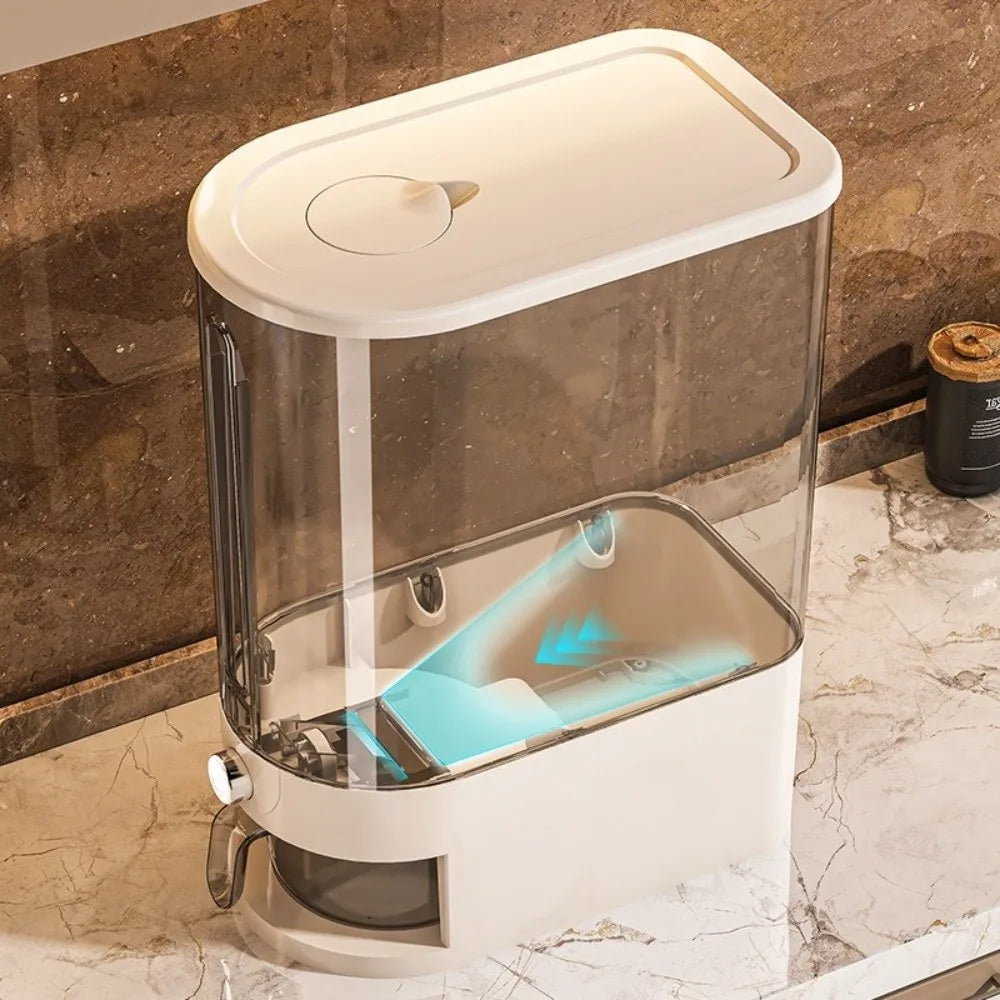 Airtight Insect-Proof Rice Storage Container 5/10KG Moisture Proof Dry Food Dispenser Sealed Storage Container Grains