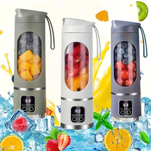 Portable Juicer, Handheld Blender, USB Charging Juice Maker, Suitable for Making Smoothies, Milkshakes, and Fruit Juices