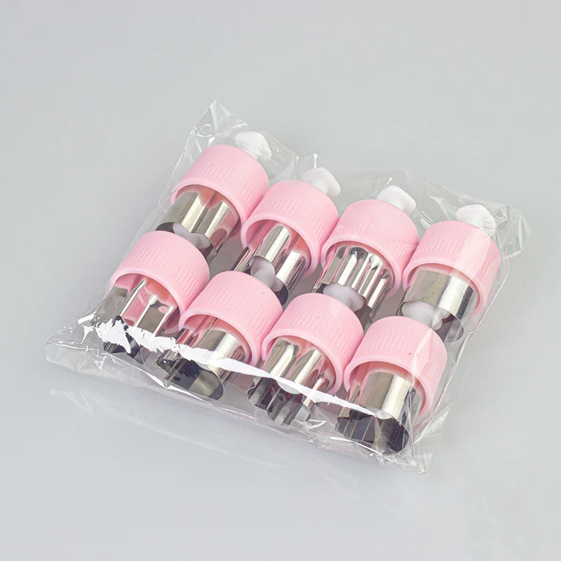 8PCS Press Cookie Cutter Set Food Grade Stainless Steel Butterfly Clear Embossing Molds for Fruit Veggie Biscuit Home DIY Baking
