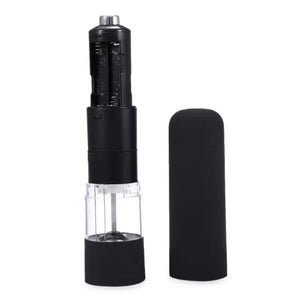 Battery Electric Automatic Mill Pepper and Salt Grinder with LED Light Adjustable Coarseness Spice Grinder Kitchen Cooking Tool