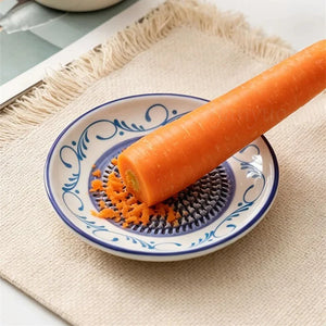 Colorful Simple Ceramic Ginger Grater Tool Hand Grinder Garlic Masher Portable Porcelain Carrot Ginger Grinding Kitchen Tools